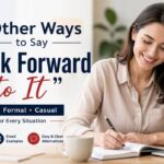 75+ other ways to say “I look forward to it” with professional, formal, and casual alternatives.