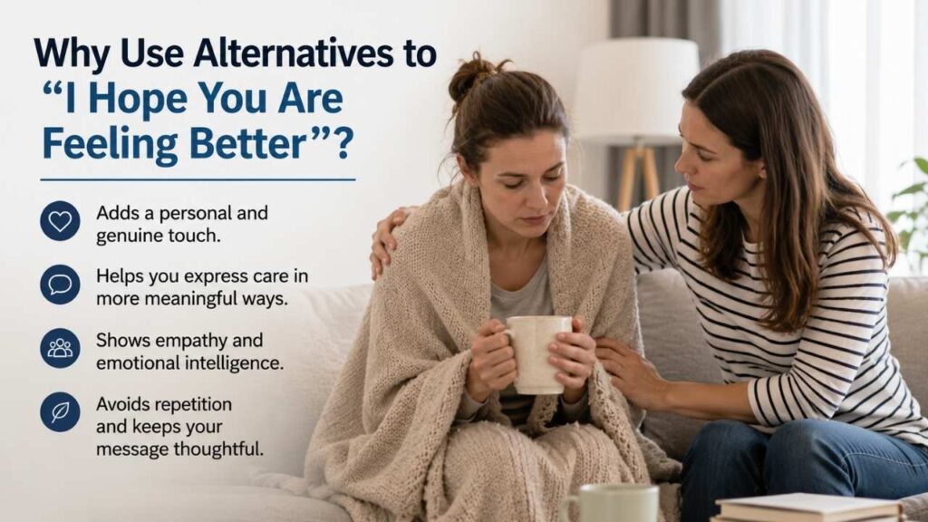Other Ways to Say I Hope You Are Feeling Better